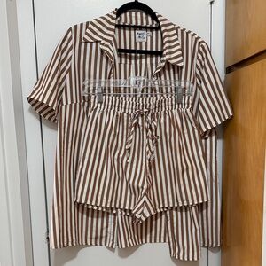 Princess Polly Striped Vacation Set US4 XS/S